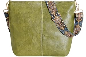 Namenand Borsa a Tracolla da Donna, Borsello a Mano PU Pelle Messenger Crossbody Bag, Borsa Tracolla Grande con Cinghie Regolabili Staccabili per Shopping Lavoro Viaggio Festa