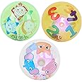 Toyland® Pack of 3 Cocomelon 8cm Light Up & Shake Balls - Fun Coco Melon Baby Toys - Toddler Sensory Toys - Suitable From Birth