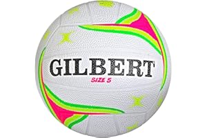 Sports Innovation Ltd Gilbert APT Outdoor Netball Training/Practice Balls - FLUORO Size 5 (Qty: 1)