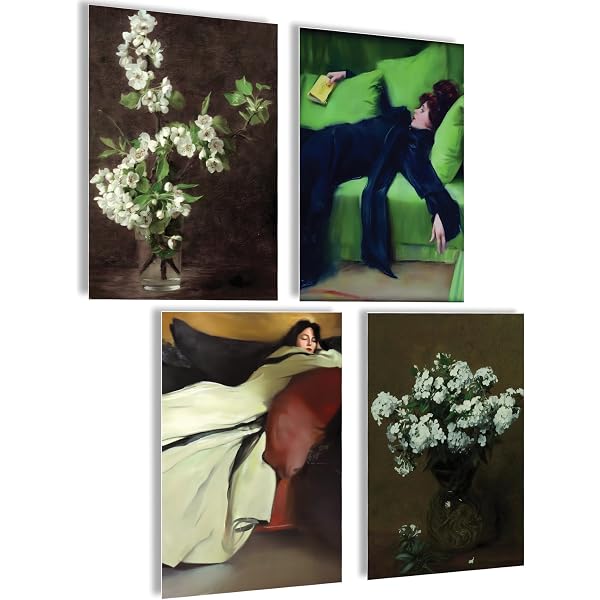 Set De 6 Posters Muraux 30x40 Cm - Déco Moderne Pour Chambre Et Salon