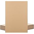 Belle Vous 24 Pack of A3 Corrugated Cardboard Packing Sheets - 30 x 42cm/12 x 16.5 Inches - 3mm Thick - Flat Pack Kraft Board for Mailing, Arts, Crafts, Protective Backing & Packaging