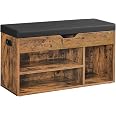 Banc à Chaussures Rembourré, Banc de Rangement, Rangement Caché Banc à Chaussures Rembourré, Banc de Rangement, Rangement Caché