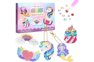 FULLOVE Geschenke für Mädchen 6 7 8 9 10 Jahre, Spielzeug ab 6 7 8 9 10 Jahre Mädchen Diamond Painting Kinder 6-12 Jahre Basteln Mädchen 6 7 8 9 10 11 Jahre Geburtstagsgeschenk für Mädchen Basteln 6 Jahre