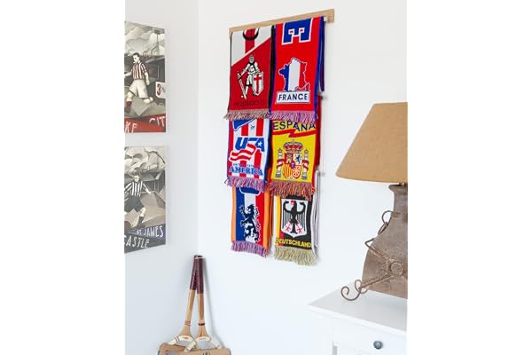 Sport halsduk displayställ - fotbollsklubbhalsdukar displayhållare (enkel modul)