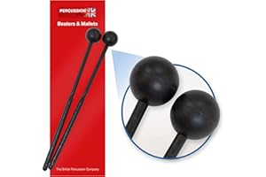 Percussion Plus Schlägel aus weichem Gummi für Slit Drums, Paar