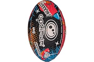 Optimum, pallone da rugby con immagini colorate
