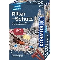 Set De Excavación Depesche Dino World Galaxy – Bola Con 3 Piedras Preciosas, Martillo, Cincel Y Pincel Para Niños