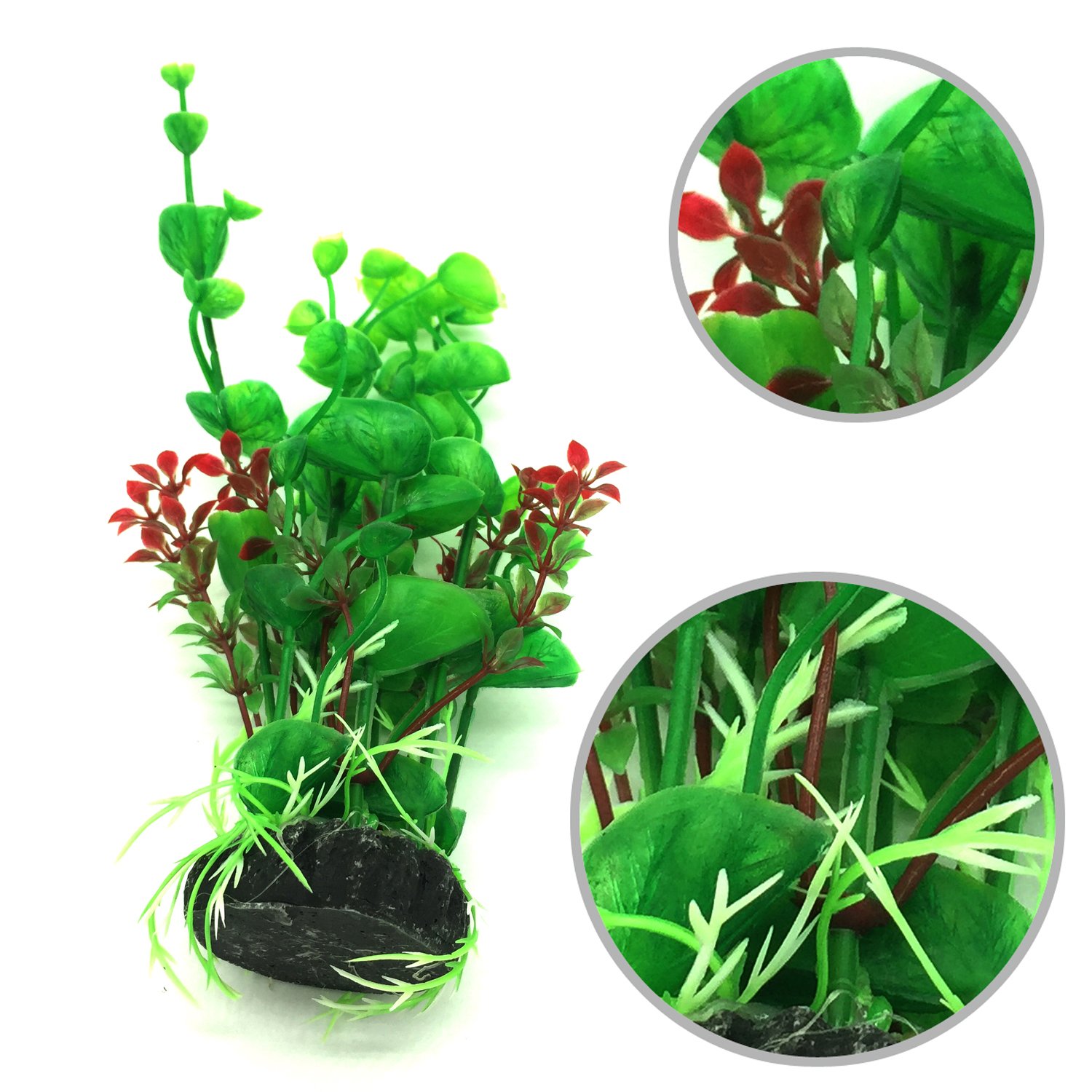 Plastic Fish Tank Plants Aquatic Plants 7 Pcs Keeping Fish