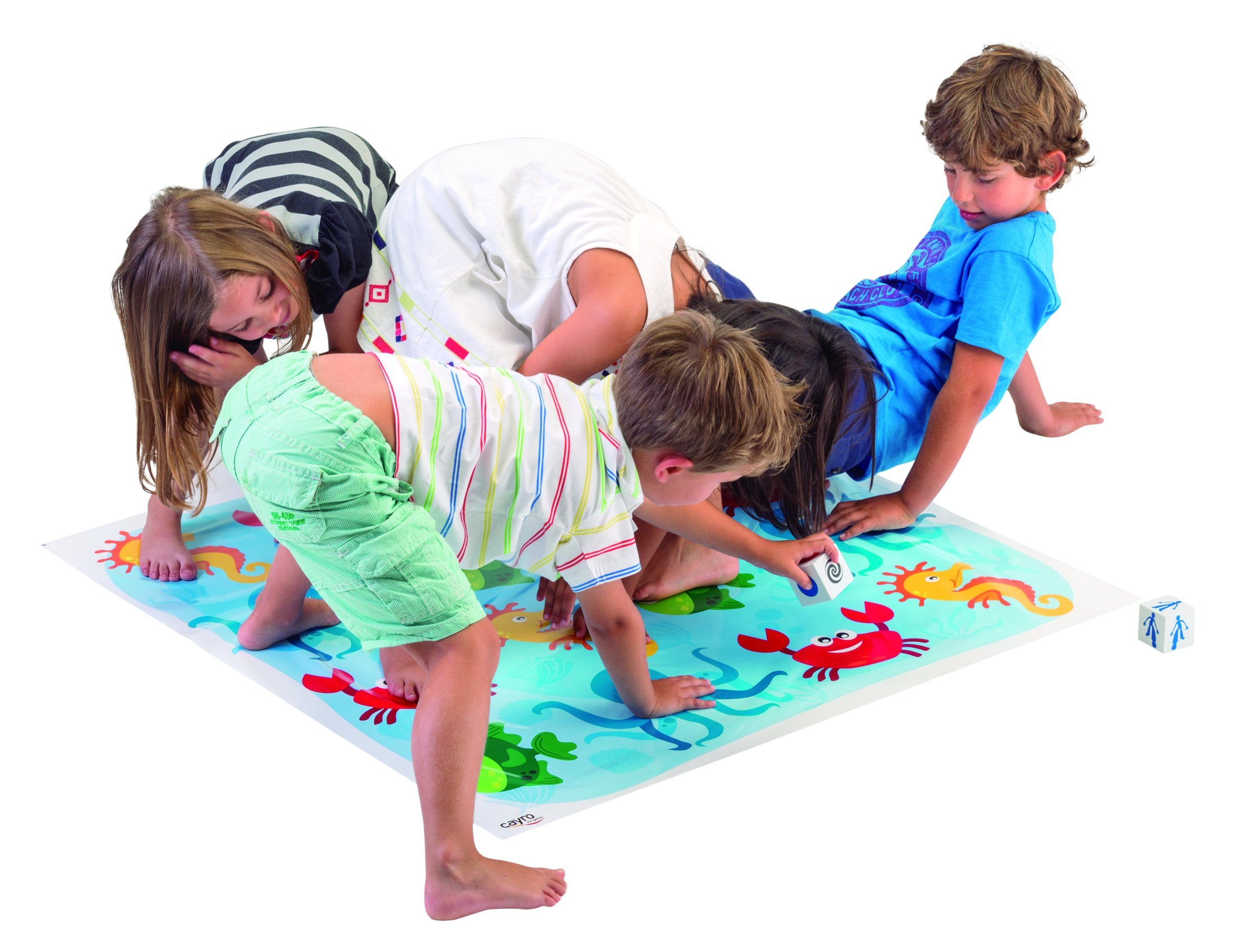 Cayro - Criss Cross - Modelo Infantil - Tablero de 1 x 1 m - + 5 - Juego de Mesa para Niños - Ejercita la Coordinación - Ideal para más de 2 Jugadores - Imagen 3