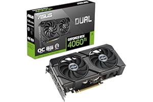 ‎ASUS ASUS Dual GeForce RTX 4060 Ti EVO OC Edition 8GB GDDR6 Gaming Grafikkarte (Nvidia RTX4060Ti EVO DLSS 3, PCIe 4.0, 1x HDMI 2.1a, 3X DisplayPort 1.4a, DUAL-RTX4060TI-O8G-EVO)
