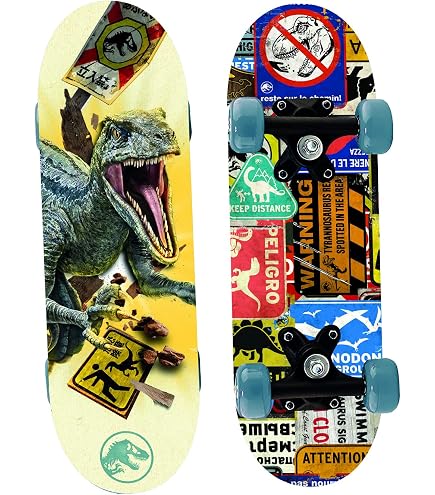 Skateboard Stiga Dog 6.0 - Planche Débutant 9 Lattes érable, Pour Enfants 5+ Ans, Max 50kg
