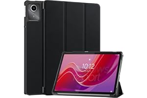 Vakarey per Lenovo Tab M11 Custodia Con Funzione Sleep/Wake Automatica Cover per Lenovo Tab M11 2024 TB330FU,Nero