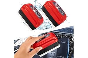 YAOZUP Multifunktionale kfz-Ölfilm-Reinigungsbürste, 2PCS Kfz Ölfilmreiniger, Ölfilm-Entferner für Windschutzscheiben, ÖLfilm Reinigungsbürste, Kfz Reinigungsbürstem für Alle Glasoberflächen (2)
