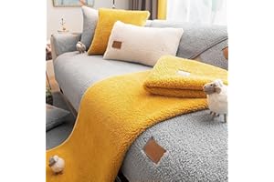 ‎WEJOY WEJOY Samt Sofabezug 1 2 3 4 sitzer,L Form Sofaüberwurf,Sofa überzug Ecksofa Pets Dog Couch überzug Anti-rutsch Sofa Überwurf,Sofaschoner