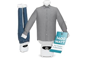 ProfiCare automatischer Hemdenbügler | Bügelpuppe mit leistungsstarken 1400W | Bügelmaschine mit One Size-Ballonkörper | inklusiv Duftaufsatz | Schnell, effizient, duftend | Bügelautomat PC-HBB 3117