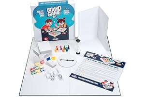 APOSTROPHE GAMES CREA tu Propio Juego de Mesa (Tablero de Juego en Blanco, Caja y Accesorios) (Deluxe Juego de Mesa en Blanco)