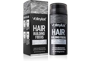 HEXIN Hair Building Fibres, undetectable Keratin Hair Fibres that Instantly Hide Hair Loss for Men and Women (Dark Brown)