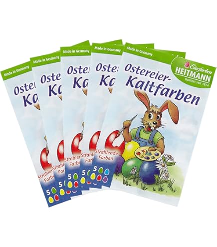 Heitann Eierfarben - Banderole Ei Love You - 12 Sleeves in