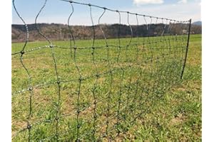 Landkaufhaus Mayer Kaninchenzaun 55cm Höhe | Kaninchennetz | Hasenauslauf | Elektronetz | Kleintiernetz | Hasenzaun (15m)