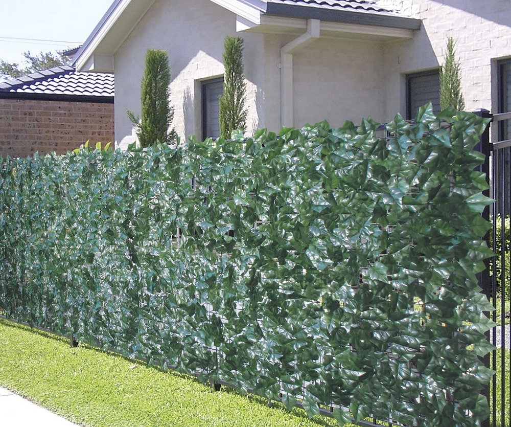 VERDELOOK Sempreverde® Point, Siepe Artificiale 1x3 m, Foglia edera, Decorazioni Giardino VERDELOOK VERDELOOK Sempreverde® Point, Siepe Artificiale 1x3 m, Foglia edera, Decorazioni Giardino