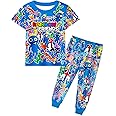 Rainbow Friends Pyjamas Blue Pjs Set Boys Cartoon Sleepwear 2-11 Years