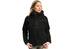 Brandit Ladies Teddy Fleece Jacket Donna Giacca In Pile mimetico bosco