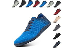 NEOKER Chaussures Pieds Nus Unisexe Orteil Baskets Homme Femme Minimaliste Chaussures Décontractées Respirant Poids Léger pour Marcher Courir Noir Kaki Gris Vert Rouge Bleu 37-47 EU