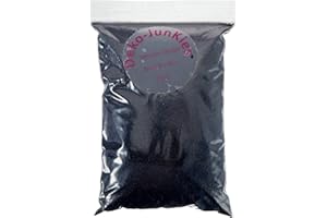 Deko-JunKies - Arena Decorativa para Manualidades (Arena de Cuarzo), Color Negro