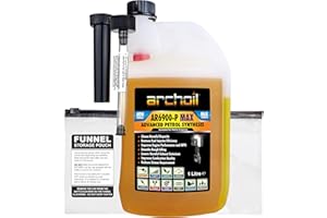 Archoil AR6900-P Max Advanced PETROL Fuel Additive Concentrate, 1L Treats 1,000L of Fuel, Petrol Injector Cleaner, GPF Turbo EGR Valve Cleaner, Super Unleaded Convertor (1Litre)