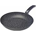 Moneta 0108650132 Etnea Padella, Alluminio forgiato, Antiaderente, Nero, 32 cm