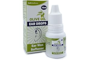 BELLS HEALTHCARE 2 Packs of Olive Oil Ear Wax Drops Softens and Removes 10ml Eardrops
