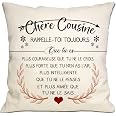 Housse De Coussin Cadeau Inspiration Fille - Tu Es Plus Courageuse Que Tu Ne Le Crois - Cadeau Anniversaire Noël Graduation