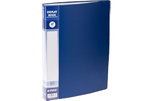 MAXI DISPLAY BOOK 60 POCKET BLUE