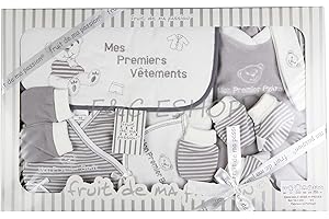 FC ESHOP F&C ESHOP - Coffret - 0-3 Mois - Gris Et Blanc