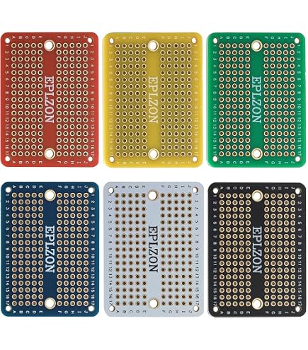 8 Plaques De Circuit Imprimé En Bakélite Pour Prototypage - Cuivre, Format Standard
