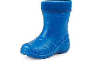 Ladeheid Gummistiefel Kinder federleichte und wasserdichte Eva Thermo Regenstiefel Gummistiefel gefüttert KL050