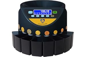 Contamonete Euro SR1200 LCD Securina24 (Nero - Goldlabel - BGB-LCD)