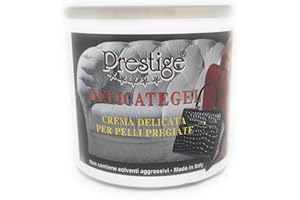 PRESTIGE MG Lavorazione artigianale pelle e cuoio Crema detergente Neutra per Pelli pregiate, Colore: Neutro, Confezione: 250 ml