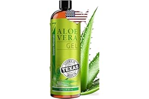 Seven Minerals Bio Aloe Vera Gel mit 100 % Reiner und Frischer Aloe, Zieht Schnell Ein, Ohne Klebrige Rückstände, 355 ml