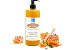 ‎BLEU & MARINE BRETANIA Propolis Gel 500ml Żel do mycia twarzy Skóra wrażliwa Skóra z niedoskonałościami Łagodzi golenie i depilację Łagodzi swędzenie Nawilża skórę i usta po goleniu