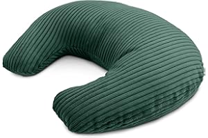‎AMILIAN Amilian Nursing Pillow - Nursing Moon / Nursing Squirrel - Pregnancy Pillow and Positioning Pillow for Mum and Baby - with Filling and Removable Cover, Washable - Shadow Forest