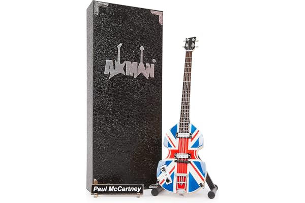P McCartney Réplique de guitare miniature - Cadeaux de musique - Ornement fait à la main