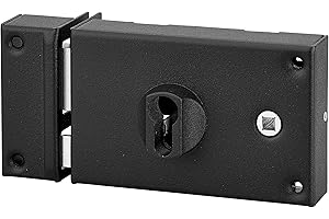 THIRARD 00086120 - Boitier Cp À Fouillot 140 X 88 mm Gauche - Version fouillot gauche - Serrures Appliques - Applique Horizontale - Facile à utiliser Mécanisme à 2 tours