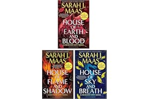 Crescent City Series by Sarah J. Maas 3 Books Collection Set (House of Sky and Breath, House of Earth and Blood & House of Flame and Shadow)