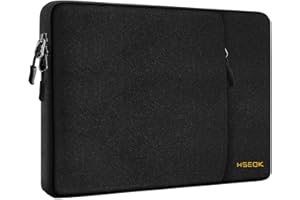 HSEOK Pokrowiec na laptopa etui ochronne kompatybilne z 13-13.3" / Retina i większość 13"-13.5" Acer HP Dell Lenovo Asus Huawei Mi Samsung,Czarny