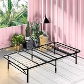 Zinus SmartBase Folding Bed Frame 90 x 190 cm &ndash; Height 35 cm &ndash; Single Steel Bed Base &ndash; Tool-Free Assembly &ndash; Storage Space &ndash; B