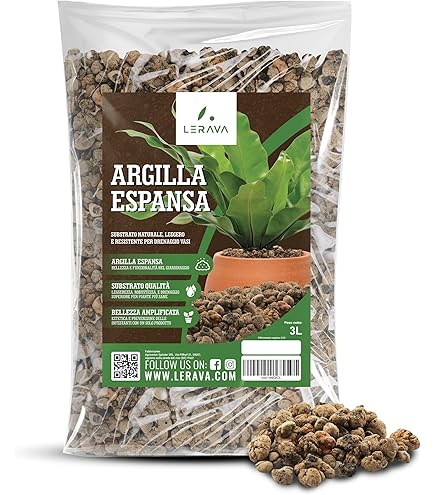 Argilla Espansa VIGORPLANT Sacco Da 50 Litri - Per Drenaggio E Giardinaggio - Colore Bianco - Foto 12