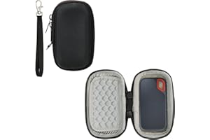 kwmobile Etui kompatybilne z SanDisk Portable SSD 250 GB / 500 GB / 1TB / 2TB SSD - Case pokrowiec na przenośny dysk SSD - torba do przenoszenia z pętelką - czarne