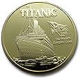 Titanic Commemorative Coin Golden Rare Collectable Token Honour Souvenir Present