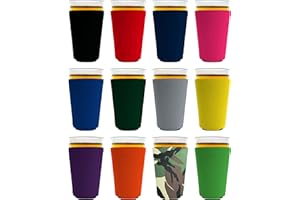 Coolie Junction Blank Neoprene Collapsible Pint Glass Coolie (12, Various)